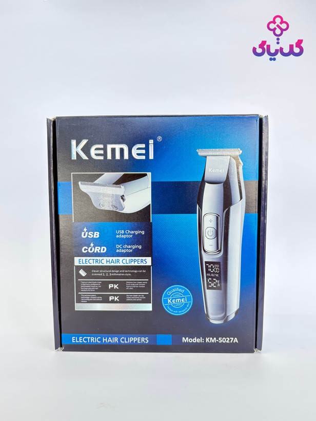 خرید ماشین اصلاح و خط زن کمی مدل km-5027 با بهترین قیمت و ضمانت اصالت