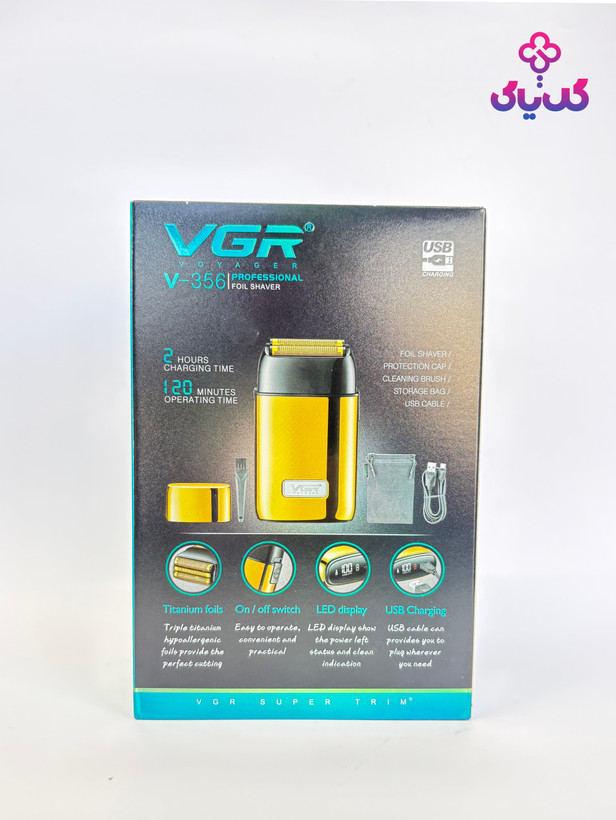 خرید ریش تراش فویلی وی جی آر v-356 با بهترین قیمت و ضمانت اصالت