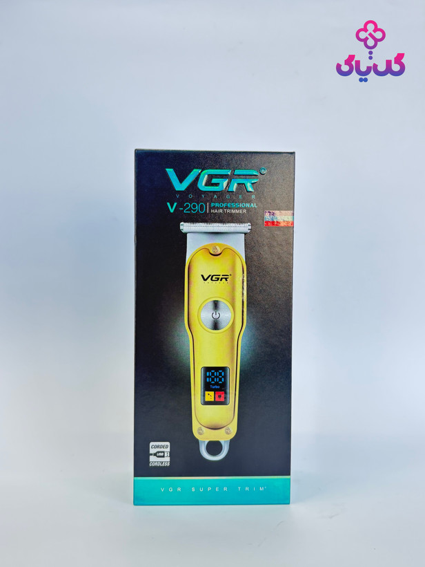 خرید ماشین اصلاح و خط زن وی جی آر v-290 با بهترین قیمت و ضمانت اصالت