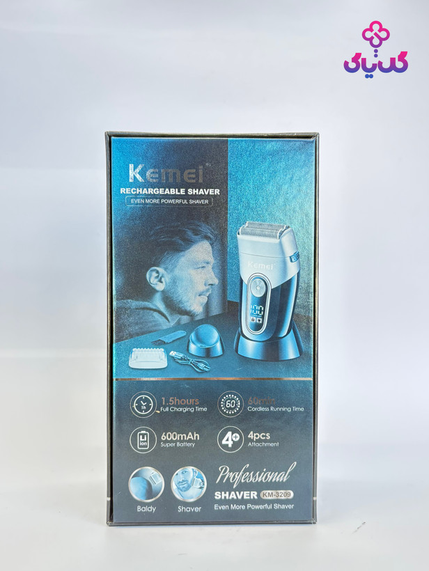 خرید ماشین ریش تراش کمی مدل km-3209 با بهترین قیمت و ضمانت اصالت